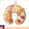 U-shape polylon Lycra neck cushion with flower pattern Best price!!