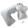 U-shape pvc flocked pillow