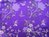 Unchained  Purple & Lively Butterfly Satin Brocade Jacquard Fabrics