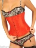 Under bust satin corset