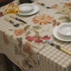 Unique Europe Pastoral Style Floral Printed Table Runner Table Cloth Table Linen
