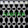 Unique metal decorative link chain curtain