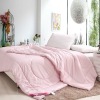 V*12 100%Cotton Luxurious Applique Silk Plain comforter