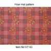 V7143-Red PVC Floor mats,Foam mat,Non-skid area rug
