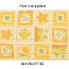 V7183-PVC Foamed Modern Printed Area Rug,Floor mat runners