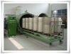 Vacuum conditioning and heat setting machine