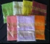 Velour Bath Towel with Embroidery