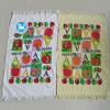 Velour fringes tea towel