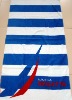 Velour printed beach towel
