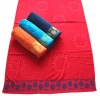 Velvet beach towel with Embr.