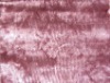 Velvet fabric with embossing