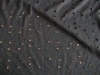 Viscose/Sandex jersey fabric with laser eyelet