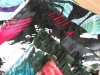 Viscose / Silk burn out printed fabric
