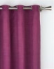 Voile curtains with rib