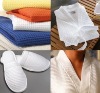 Waffle spa Bathrobes, Cotton Waffle Towels, Pique Honeycomb Slippers,  Terry Bath Wraps
