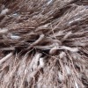 Warm Comfortable High Pile stretch Yarn Highway Shaggy Rug 100% Polyester Brown Carpet KW-HW008