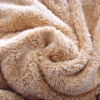 Warp coral fleece fabric