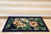 Washable polyester printed door mat