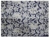 Water soluble embroidered fabric