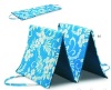 Waterproof Picnic Blanket Tote, Strip Print
