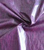 Waterproof pongee fabric with involucra print