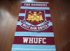 West Ham United printed beach towel