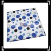 White Blue Circle Throw Pillow Case Cushion Cover