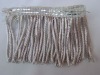 White Bullion wire Fringe, gold metallic bullion fringe, gold fringe curtain, fringe and trim, sofa bullion fringe