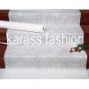 White Non-Woven Printed Wedding Fabric