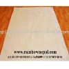White Plain Pashmina Hand Made Carpet