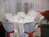 White Polyester Chair Cover & Table Cloth (UT-A-11111105)