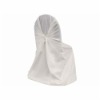 White Universal Satin Chair Covers