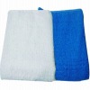 White and Blue Terry Towel