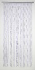 White and purple polyester string curtain