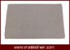 White cotton bath mat