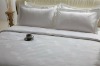 White cotton hotel bed linen