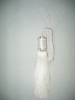 White curtain tassel