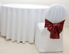 White polyester Table cloth table cover TBC001 for banquet halls wedding party conference/ home