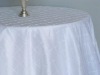 White round pintuck tablecloth,pintuck table linen