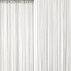 White string curtain