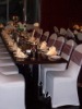 White wedding lycra chair covers