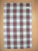 White with Red Chequered Waffle Weave Kitchen Towel