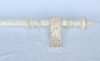 White wooden Curtain rail of high quality