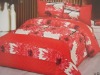 Whole Sale 100% Polyester Filled Satin Comforter Set