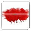 Wholesale! 10pcs Red Wedding Ostrich Feather