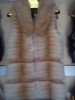 Wholesale Price Hot selling! 100% real raccoon fur vest. Fashion design fur vest. Luxury fur vest on popular