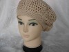 Woman knitted hat for winter