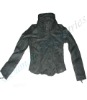 Women's hot looking Leather 3 quarter jacket