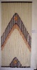 Wood bead curtain