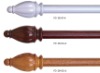 Wooden color curtain poles H series